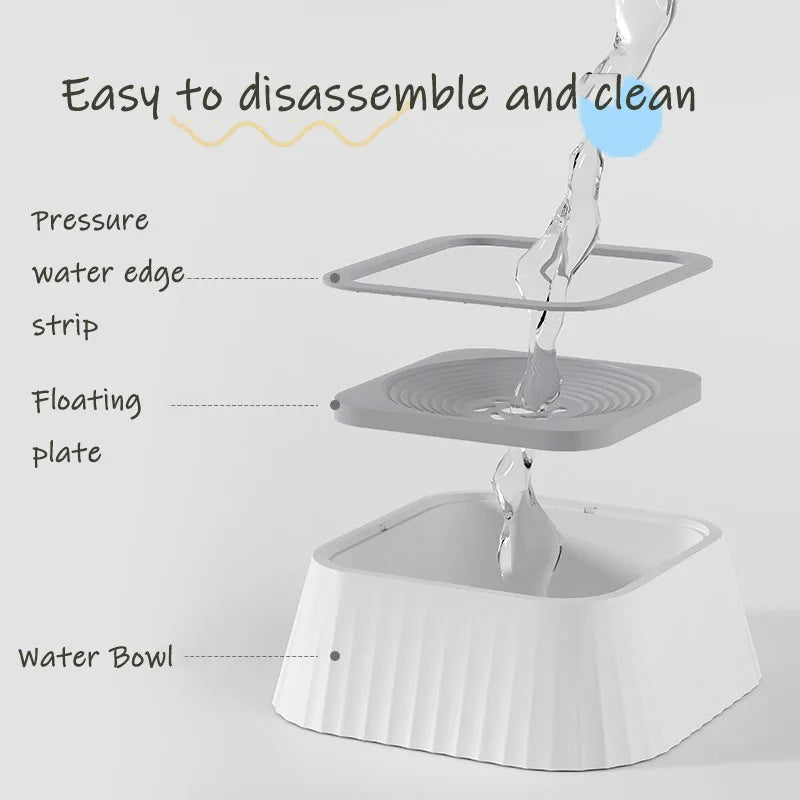 Pet Floating Fountain Water Bowl