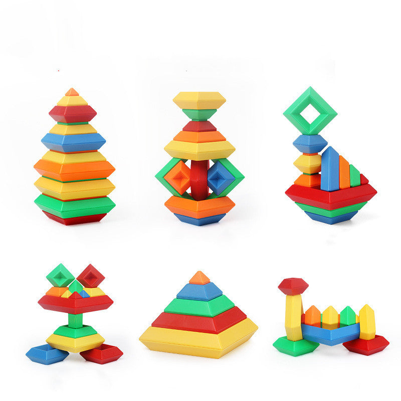 Rainbow Tower Shape Sorter – Educational Toy for Kids (4-6 Years)