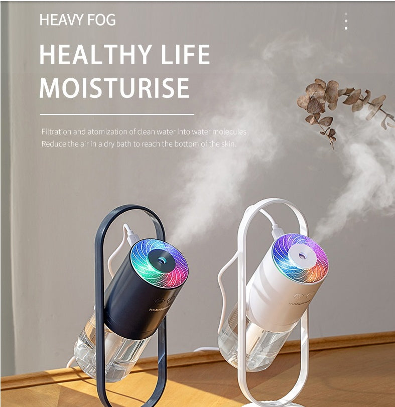 USB-Powered Air Purifier & Humidifier - 40ml/hr Mist, Quiet Operation, Multiple Colors