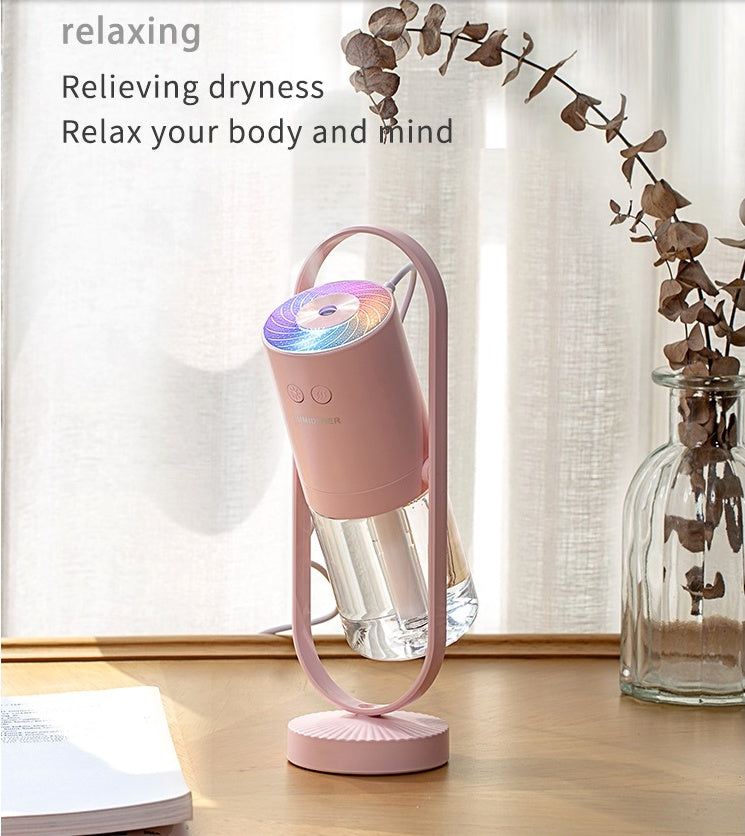 USB-Powered Air Purifier & Humidifier - 40ml/hr Mist, Quiet Operation, Multiple Colors