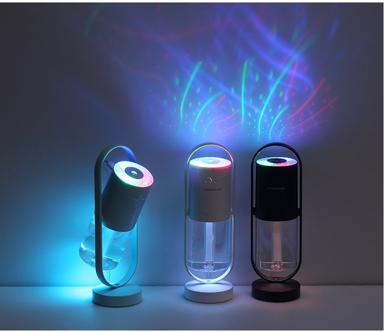 USB-Powered Air Purifier & Humidifier - 40ml/hr Mist, Quiet Operation, Multiple Colors