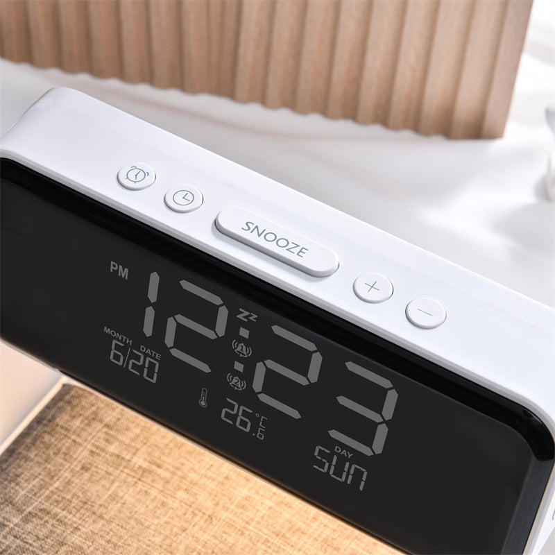 3-in-1 Wireless Charger, Alarm Clock, and Desk Lamp