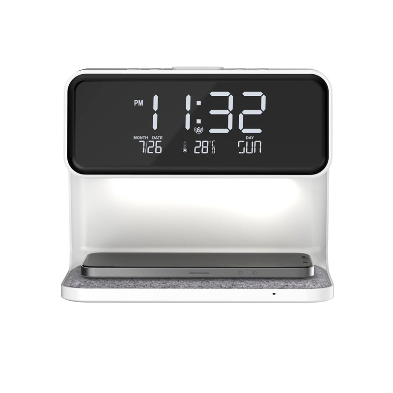 3-in-1 Wireless Charger, Alarm Clock, and Desk Lamp