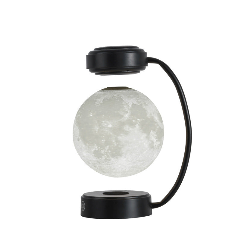 Maglev Night Lamp - Modern Magnetic Suspension Design, Trichromatic Light