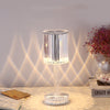 Elegant Crystal Bedside Lamp - 3-Way Dimmable Touch Control with Crystal Shade