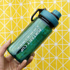 Plastic Sports Water Bottle With Mobile Phone Bracket