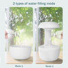 Anti-Gravity Ultrasonic Humidifier - White, Nano-Fine Mist, USB Powered