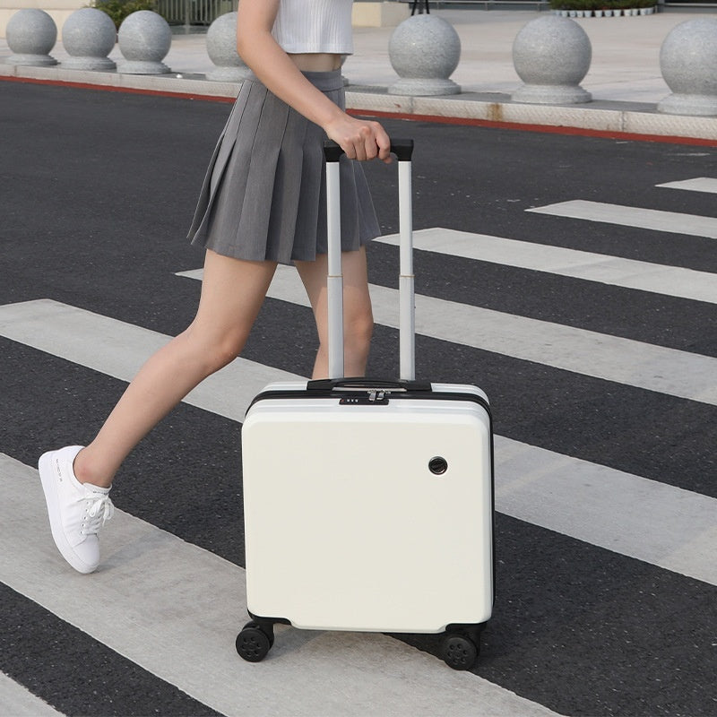 18-inch Trolley Case Printed Pattern Luggage Small Children Suitcase Boarding Bag Suitcase