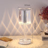 Elegant Crystal Bedside Lamp - 3-Way Dimmable Touch Control with Crystal Shade