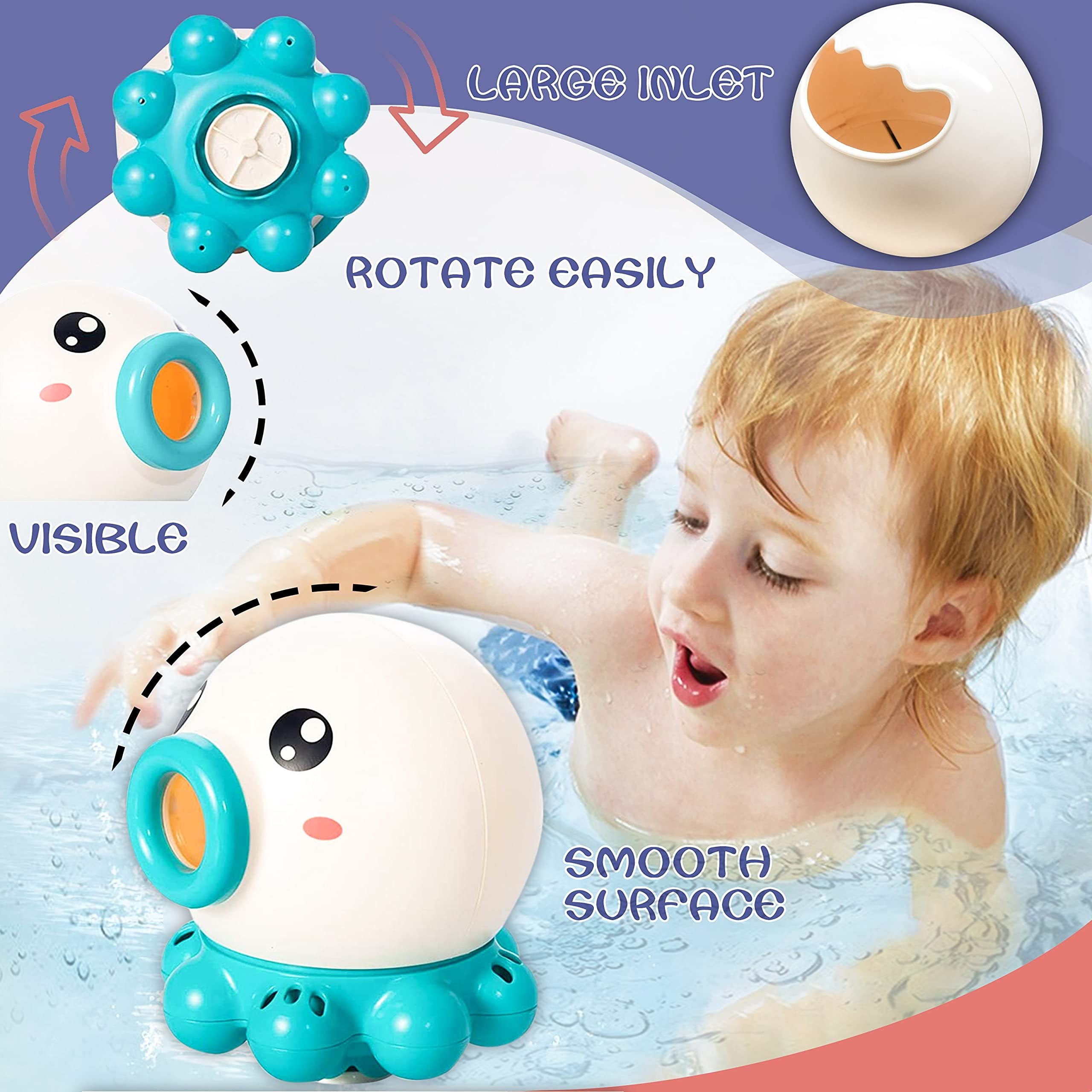 Interactive Water Spray Bath Toy for Babies and Toddlers