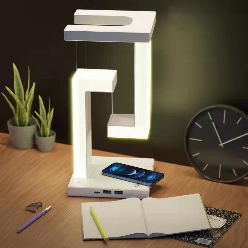 Magnetic Suspension Wireless Charger & LED Night Light