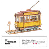 DIY Wooden Model Kit with Detailed English Instructions