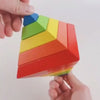 Load and play video in Gallery viewer, Rainbow Circle Tower Jenga Jenga Toy Children